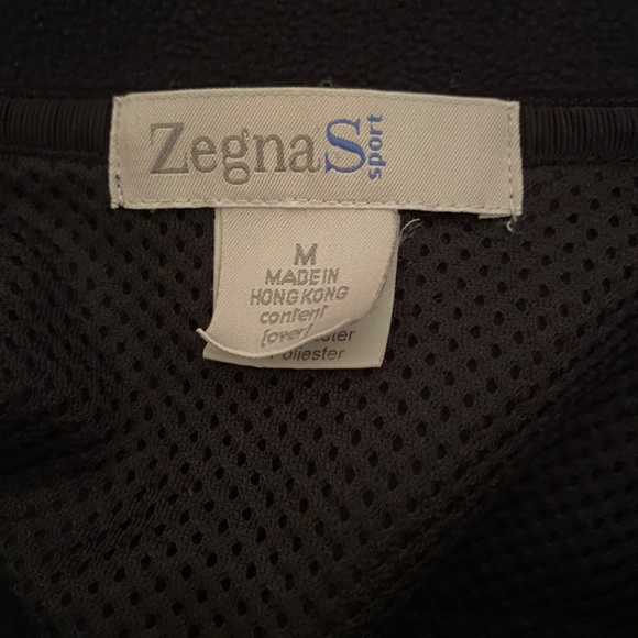 ZEGNA Men’s Black Lightweight Fleece Sz XL - Picture 8 of 8